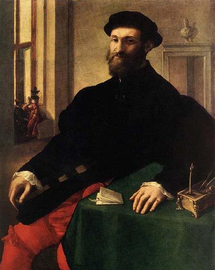 CAMPI, Giulio Portrait of a Man - Oil on canvas oil painting image